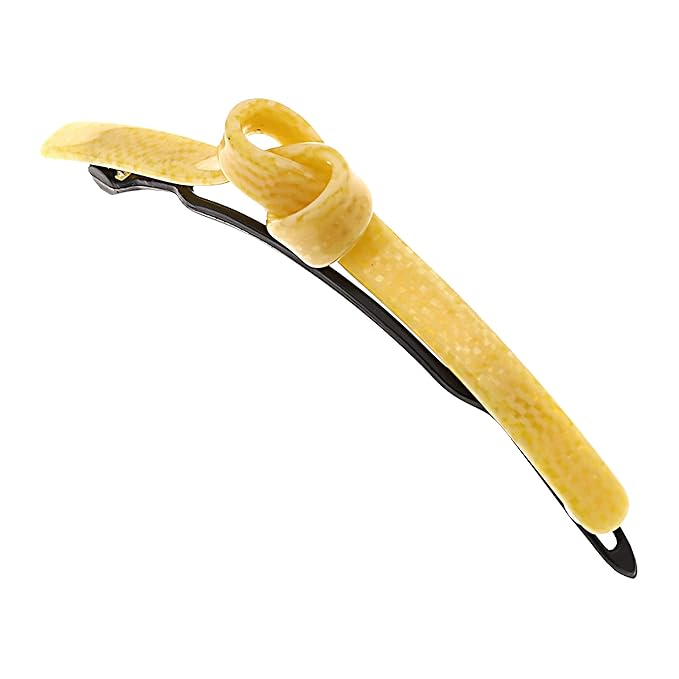 Camila Paris CP2815 French Hair Barrette Clip for Girls, Handmade, Beige, Metal-Free Closure Strong Hold Grip Hair Clips for Women, No Slip Durable Styling Girls Hair Accessories, Made in France