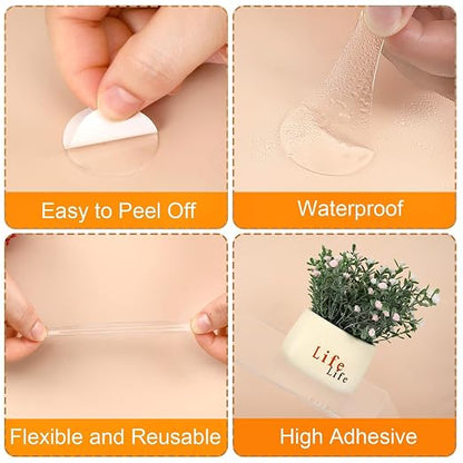 JANYUN 560 Pcs Double Sided Sticky Dots Removable Round 30 mm Putty Dots - Image 5