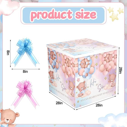 AmazingSpark 28in Giant Gender Reveal Gift Box - Image 2