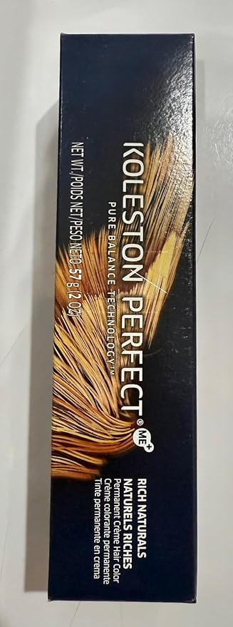 Koleston Perfect Permanent Creme Hair Color 2 Ounce ((8/43 Light Blonde/Red Gold Permanent))