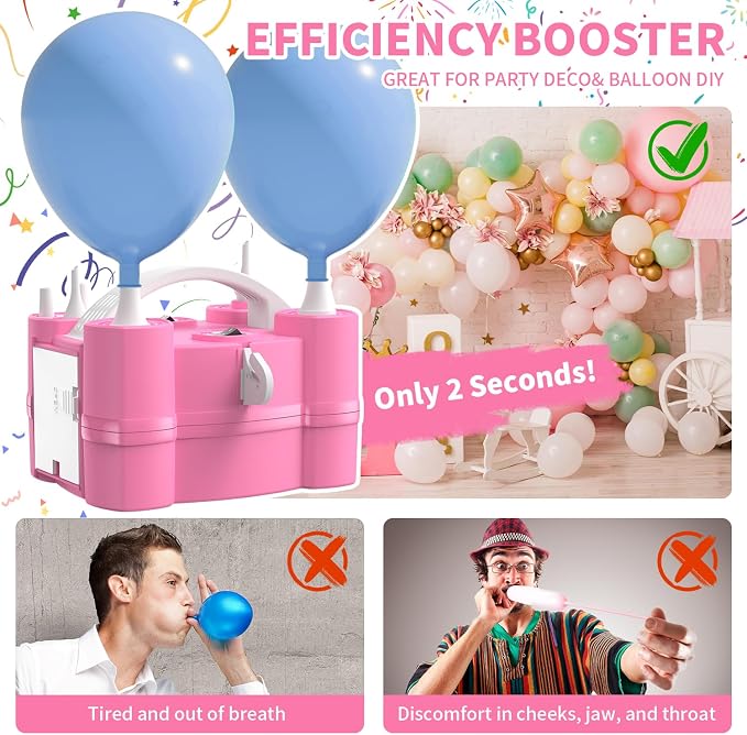Balloon Pump 3-in-1 Electric Air Pump - Image 4