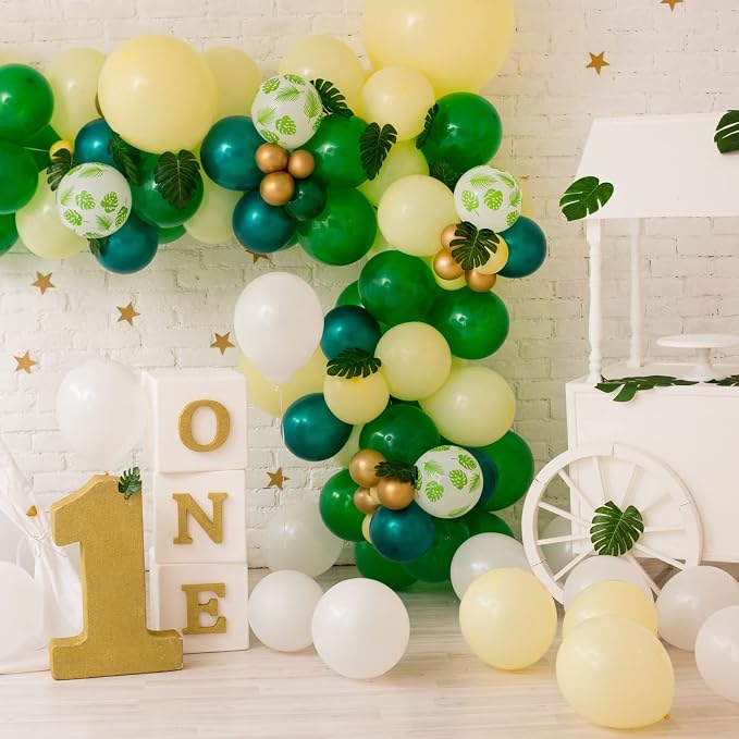 RUBFAC Pastel Yellow Balloons Different Sizes Light Yellow Balloon 129pcs | - Image 7