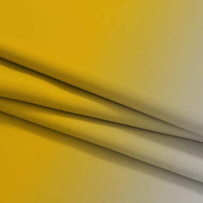 Yakamok Ombre Curtains Yellow and Greyish White - Image 6