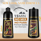 Cherry Brown Hair Dye Shampoo 3-in-1, Natural Hair Color for Women & Gray Hair, Instant Hair Dye & Hair Care in 15 Minutes, Bubble Plant Hair Colors for All Hair Types, Shampoo Para Canas