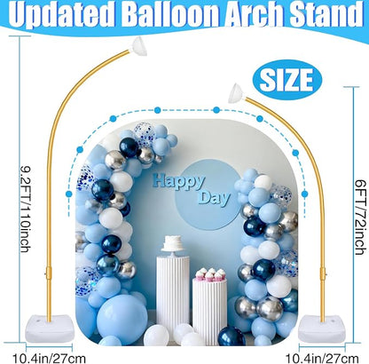 Balloon Arch Stand for Wedding Arch Frame Decoration 9.2FT & 6FT | Glod - Image 3