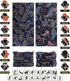 Headband Neck Gaiter Head Wrap Headwear Face Mask Magic Scarf Bandana for Men and Women
