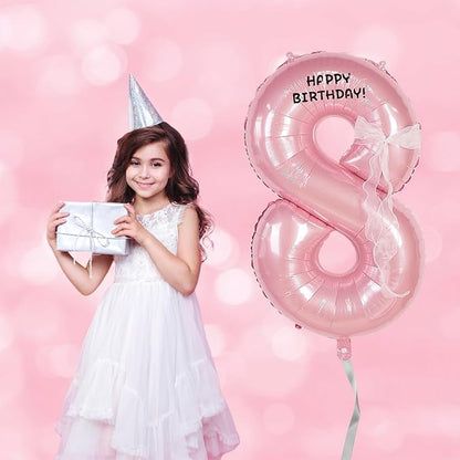 Happy birthday Big Number Balloons Foil Birthday Balloon Number Balloons Happy - Image 3