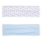 TERSE Boho Headbands for Women Short Hair Floral Headbands Non Slip Elastic Sweat Hairbands Soft Fabric Hair Bands Workout Yoga Running Sport Thin Wrap for Girls