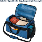 Gym Bag 20 inch Sport Duffle Bag for Men - 40L Weekender Duffel Bag for Travel - Royal Blue