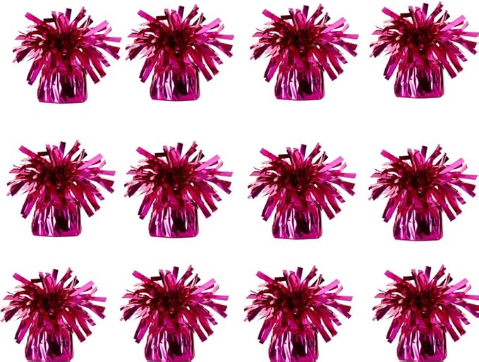 Balloon Weights, 12 Pieces, Rose Red, Weight 0.36Lb by Unknown