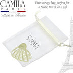 Camila Paris CP3634 French Octopus Hair Clip, Large Hair Clips for Thick Hair, Big Hair Claw Clip for Long Hair, Durable Girls Hair Clips for Women for Wavy Hair, Strong No-Slip Grip. Made in France
