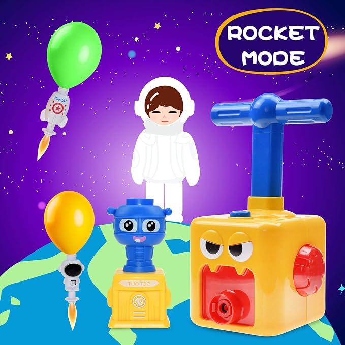 BAKAM Toddler Toys 3-4 for Boys Girls, Balloon Launcher & Powered Car Set - Image 9