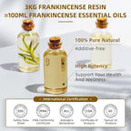 HIQILI 16 Fl Oz Frankincense Essential Oil, for Massage Skin Care, Diffuser, Aromatherapy, 100% Pure Undiluted