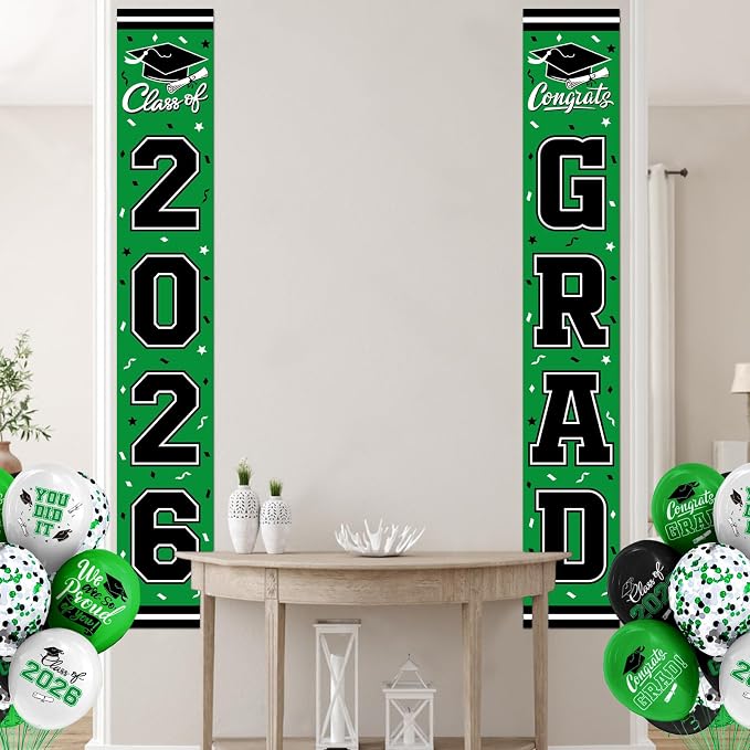 2026 Graduation Decorations, Congrats Grad Banner Backdrop - Image 4