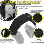 PROHEAR HC01 Headset Cover Tactical Advanced Earmuffs Modular Cover Fit for 3M WorkTunes Peltor Howard Leight Impact Walkers Razor - Black