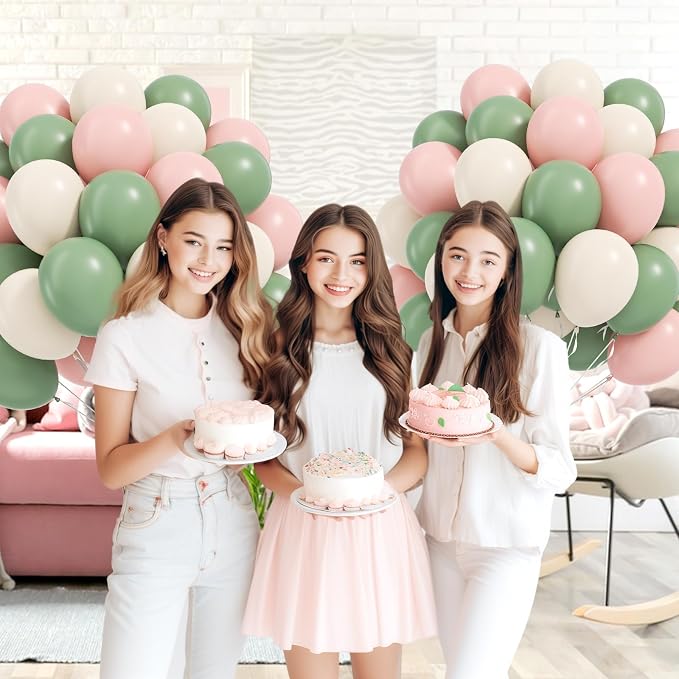 Pink and Green Balloons - Image 5