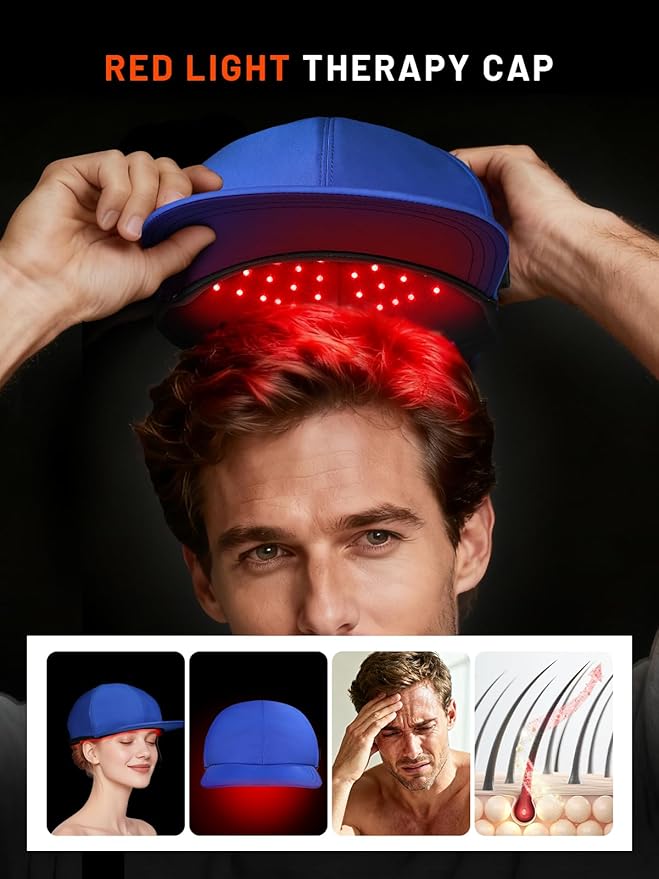 Red Light Hair Growth Cap, Red Light Cap