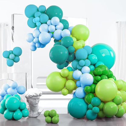PartyWoo Green Balloon Garland, Birthday Decorations by PartyWoo
