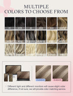 DOORES Invisi Edge Tape in Hair Extensions, Chocolate Brown to Honey Blonde 10 Injection Tape-ins with 10 Injection Tape-ins 50g 20 Inch,Invisible Injected Tape in Extensions