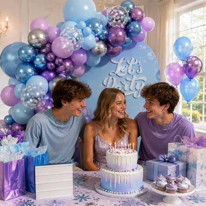 131pcs Frozen Balloon Arch Kit - Image 5