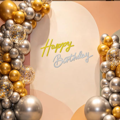 TONIFUL Happy Birthday Sign for Backdrop - Image 6