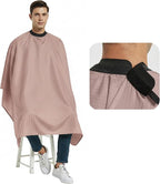 Salon Hair Cutting Cape with Soft Silicon Neck Collar, Professional Anti-static Barber Cape