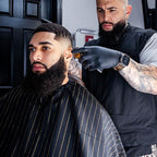 Barber Strong The Barber Cape Haircut Cover for Men, Hair Repelling and Static-Reducing Material, Water Resistant Fabric