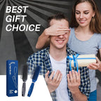 RHOS Hair Brush for Men - Detangler and Styling Brush with Nylon Bristles for Wet and Dry Hair, Massage Function, Suitable for Bangs, Thin, Short, and Thick Hair (1 Pack - Blue)