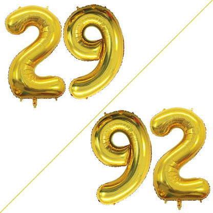 Number 29 Balloons for 29th Birthday Party Decorations, 42 Inch Jumbo Foil - Image 2