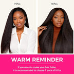 Lashey Seamless Clip in Hair Extensions Human Hair 130g 9pcs #2 Dark Brown 16 Inch Kinky Straight Clip in Hair Extensions Real Human Hair with Flat PU Invisi Edge Full Pack