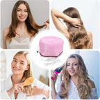 Hair Steamer Cap - 2 Level Heat Thermal Hood, Portable Hair Heat Cap, Electric Deep Conditioning Drying System for Home Spa Salon, Professional Styling, Hydrotherapy