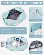 Gym Bag Womens,Travel Duffel Carry on Bag Sport Tote Bag Weekend Overnight Bag