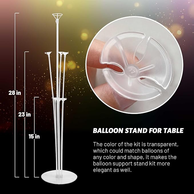 10 Sets Balloon Stand Kit, Balloon Sticks - Image 2