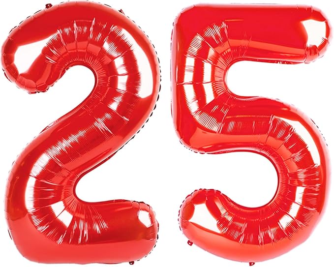 Numbers 23 Balloon 40Inch Red Balloons by Argthjy