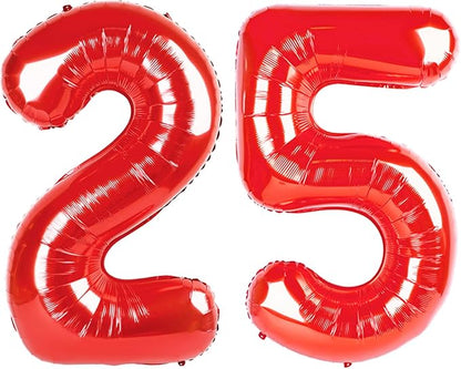 Numbers 23 Balloon 40Inch Red Balloons by Argthjy