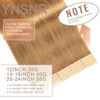 Human Hair Tape in Extensions Caramel Blonde 20 Inch Invisible Tape in Hair Extensions Human Hair for Women Hair Extensions Real Human Hair Tape in