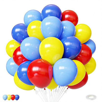 Red Blue Yellow Balloons by PATYDECRO