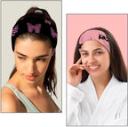 6 Pcs Stretchy Headbands for Women, Absorbed Sport Headband Soft Twist Knotted Headbands for Daily Life Yoga Workout, Dogs Collection Multi Animal