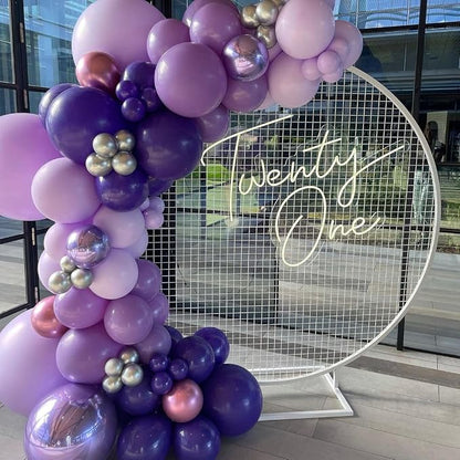 KBZVNAF Dark Purple Latex Party Balloons 50 Pack 12 inch | Purple Helium Matte - Image 4