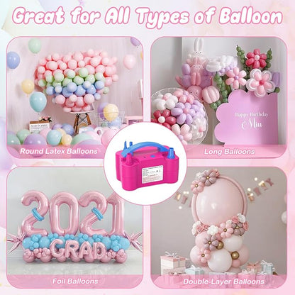 AXHJ Balloon Pump Electric Air Pumps, Electric Air Balloon Pump, Balloon - Image 6