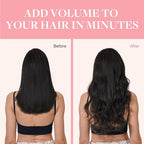 GOO GOO Clip in Hair Extensions Real Human Hair, Remy Human Hair Extensions Clip ins for Women, Natural Human Hair, 22inch 120g 7Pcs, 1B Natural black