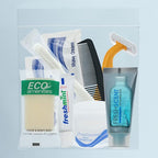 Moda West 24 Kits - Bulk Case of Wholesale Deluxe Toiletries Bathroom Essentials Men, Women, Travel, Charity, Homeless Shelters - 9 Piece Kit, Travel-Ready, Donation Ready, Essential Hygiene Products