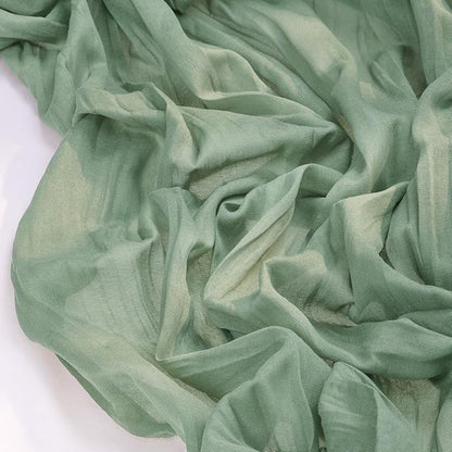 Cheesecloth Table Runner Summer Boho Wedding Birthday Party Home Decor | Sage - Image 2