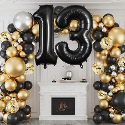 13 Balloon Numbers, Large 13 or 31 Foil Balloons, Big Number Balloon 40 Inch - Image 2