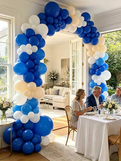 Blue Balloons 55 Pcs 12 Inch Royal Navy Blue Balloon Arch Kit Garland - Image 9