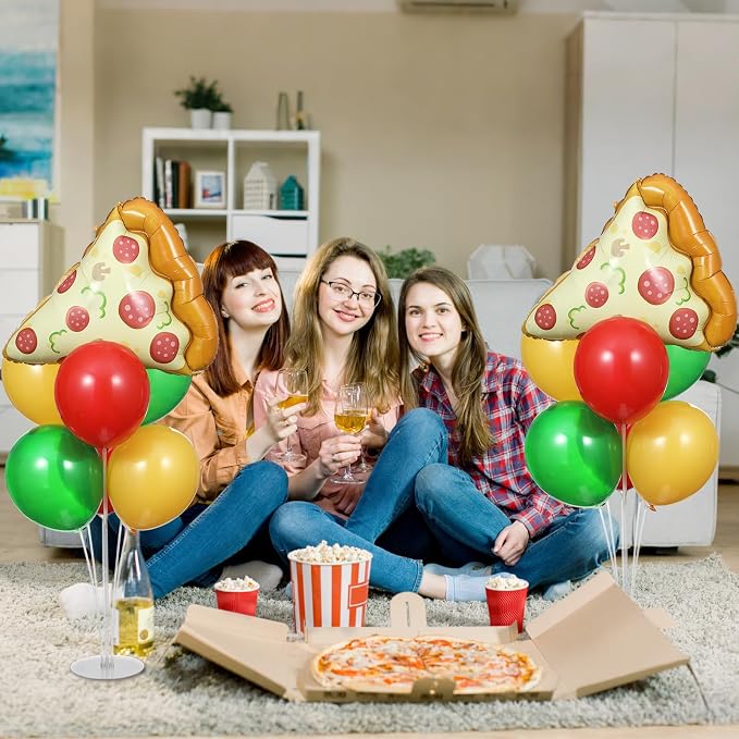 Pizzas Party Balloons Stand Kit 2 Sets - Image 5
