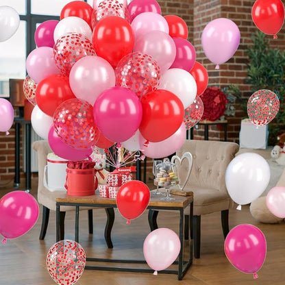 Valentine's Balloons, 12 Inch Latex Balloons - Image 4
