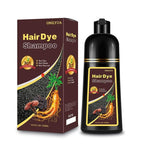 Cherry Brown Hair Dye Shampoo 3-in-1, Instant Natural Hair Color Shampoo for Women Men Champu Para Canas Mujer, Lasting 3-4 Weeks & Easy to Use & All Hair Types & Root Touch Up, 500ml