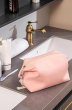6"x 11" 6L Large Silicone Toiletry Bag,Waterproof Leakproof Foldable Travel Organizer,Dopp Kit Alternative for Men & Women,Pink