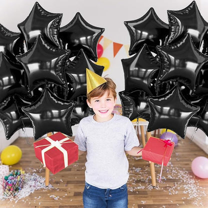 Biapian Black Star Foil Balloons, 18 Inch Stars Balloon - Image 5